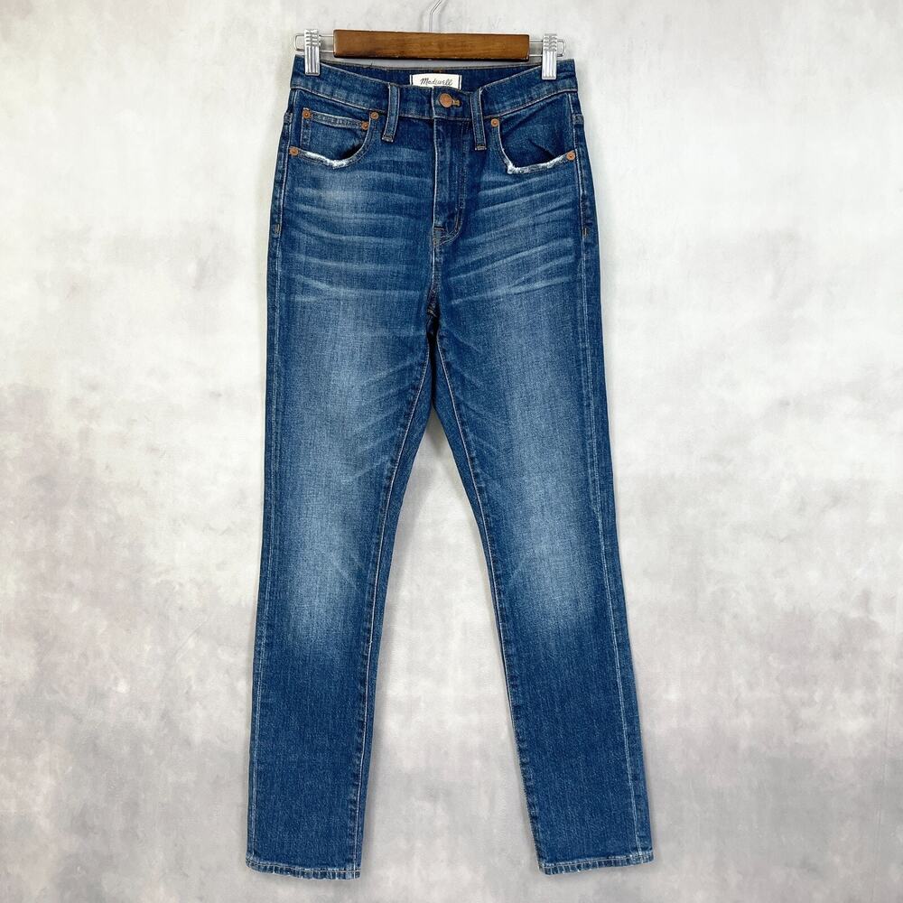 Madewell Womens Jeans Size 23 The High Rise Slim Boy Jean Milton Wash‎ Stretch